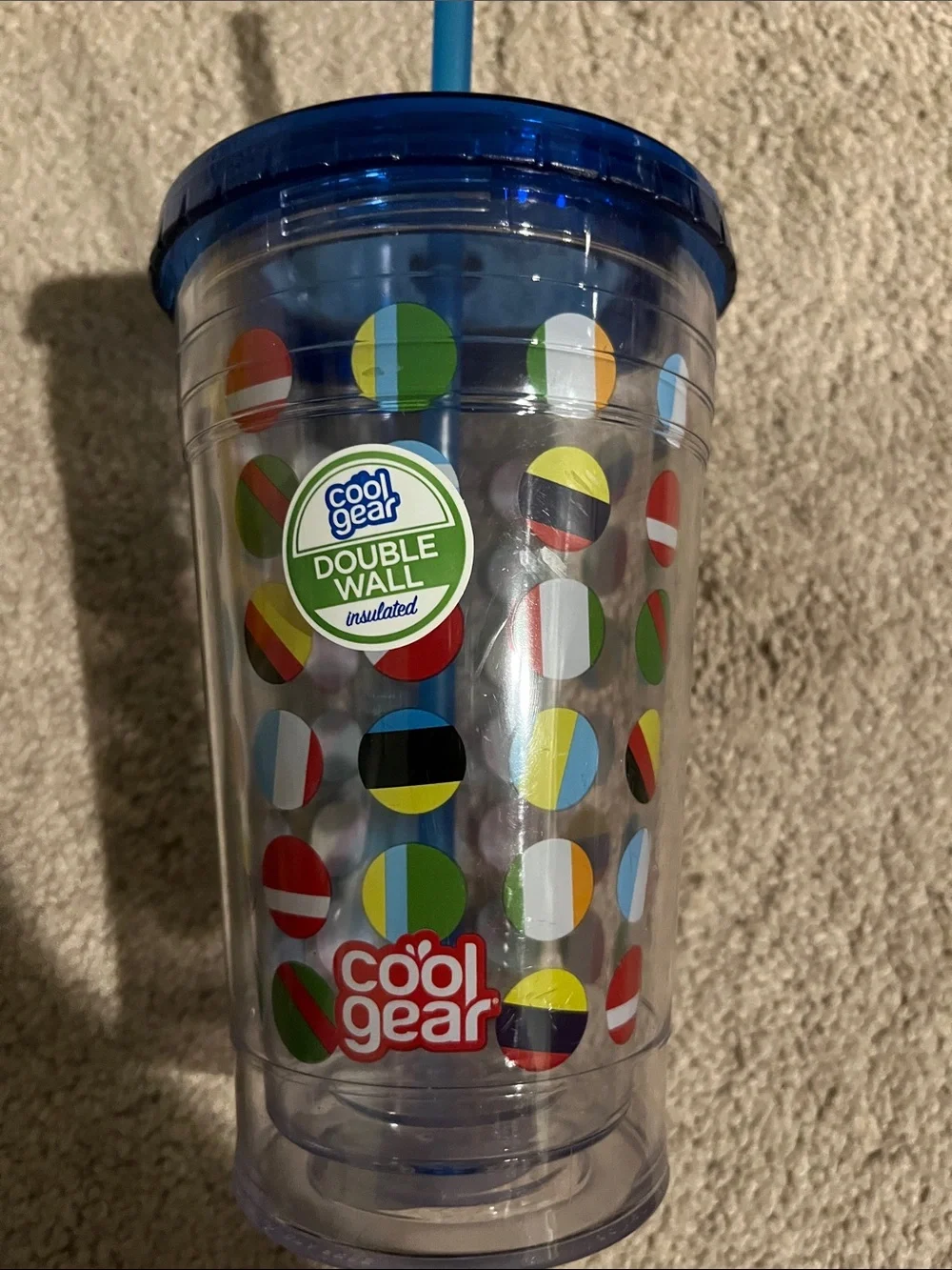 Cool Gear Double Wall Insulated Colorful tumbler